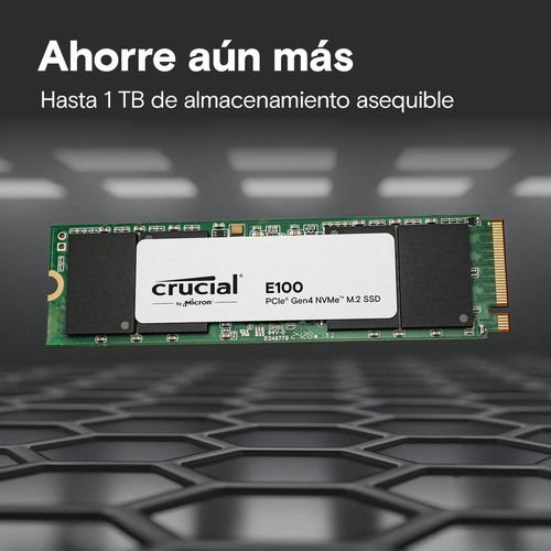 Crucial E100 SSD 2 TB M.2 PCIe 4.0 NVMe - Imagen 3