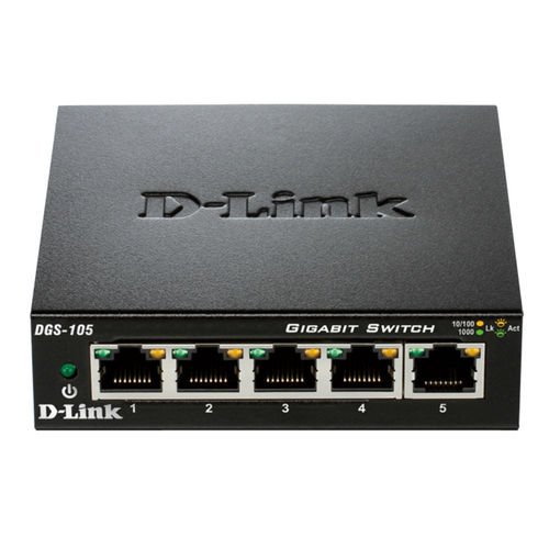 D-Link DGS-105 Switch 5p 10/100/1000Mbps RJ45