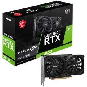 MSI NVIDIA RTX 3050 VENTUS 2X E 6G OC DDR6