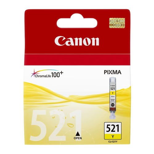 Tinta Canon CLI521Y Amarillo - Imagen 3