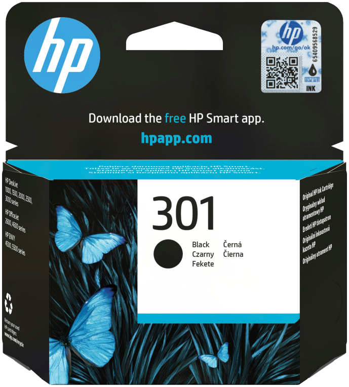 Tinta HP CH561EE Nº 301 Negro 190 PAG.