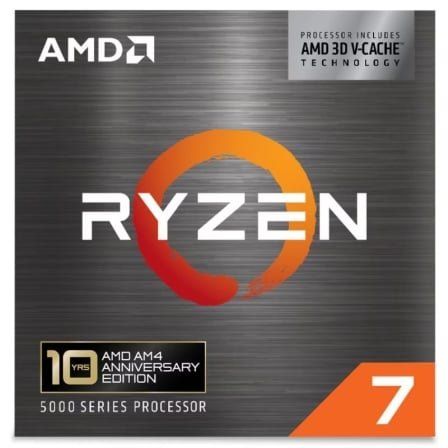 AMD RYZEN 7 5800X3D 4.5GHz 96M 8C AM4 BOX - Imagen 2