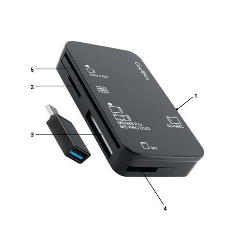 Lector Externo Coolbox CRE4 - DNIE/Tarjetas