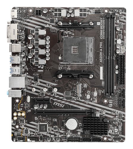 Placa Base MSI A520M-A PRO mATX AM4 - Imagen 2